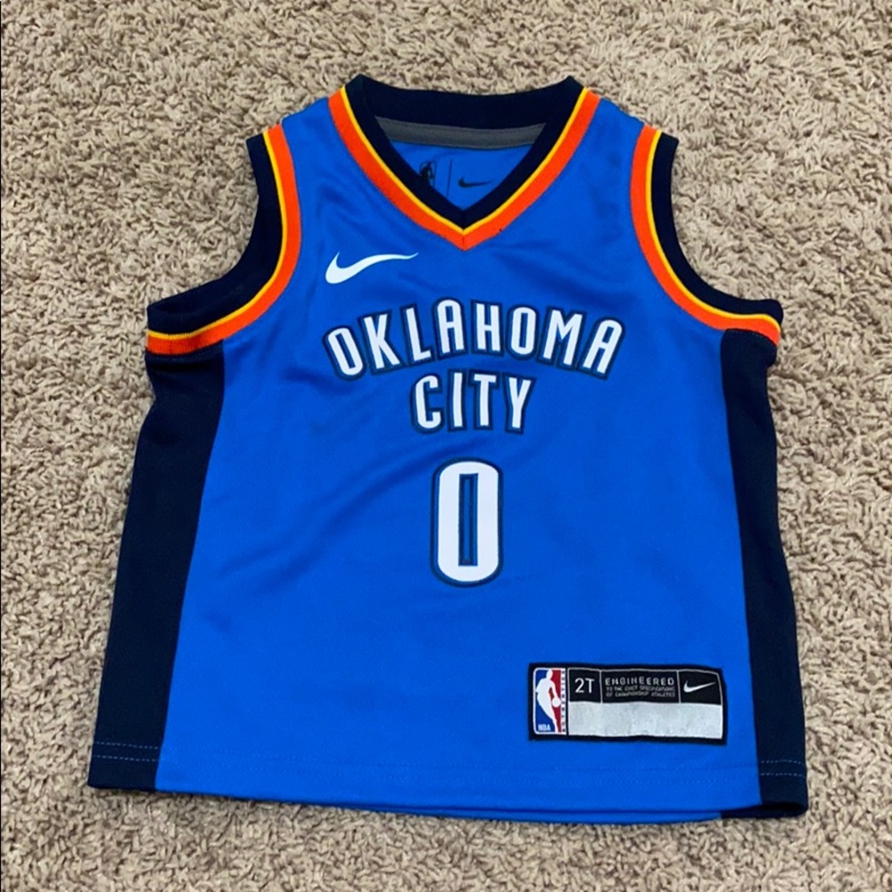 2T OKC thunder westbrook Jersey